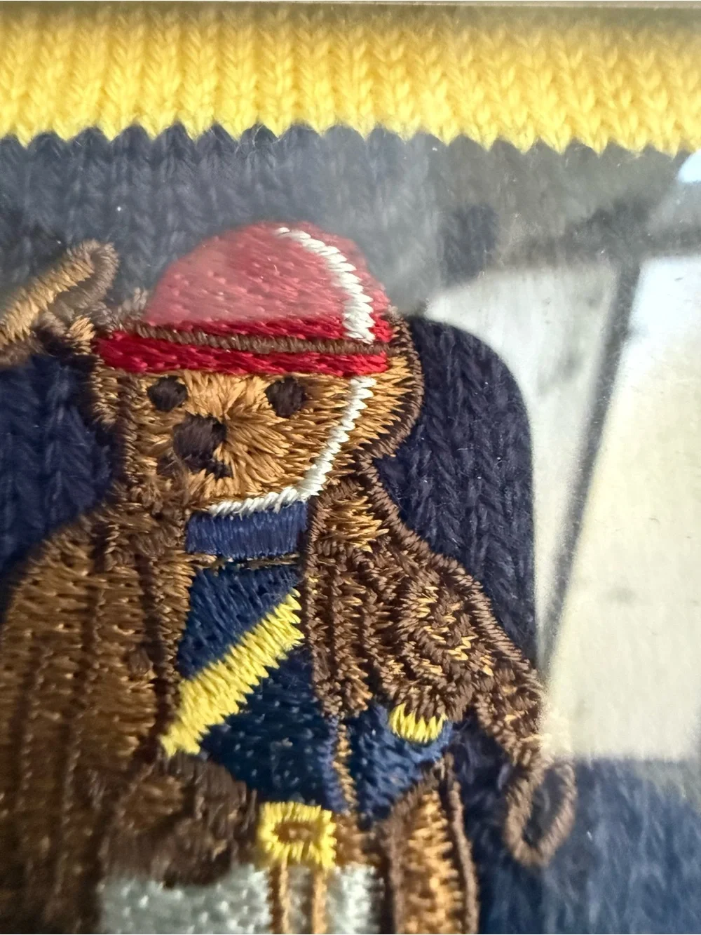 Polo by Ralph Lauren Navy Socks with Embroidered Polo Bear Trio